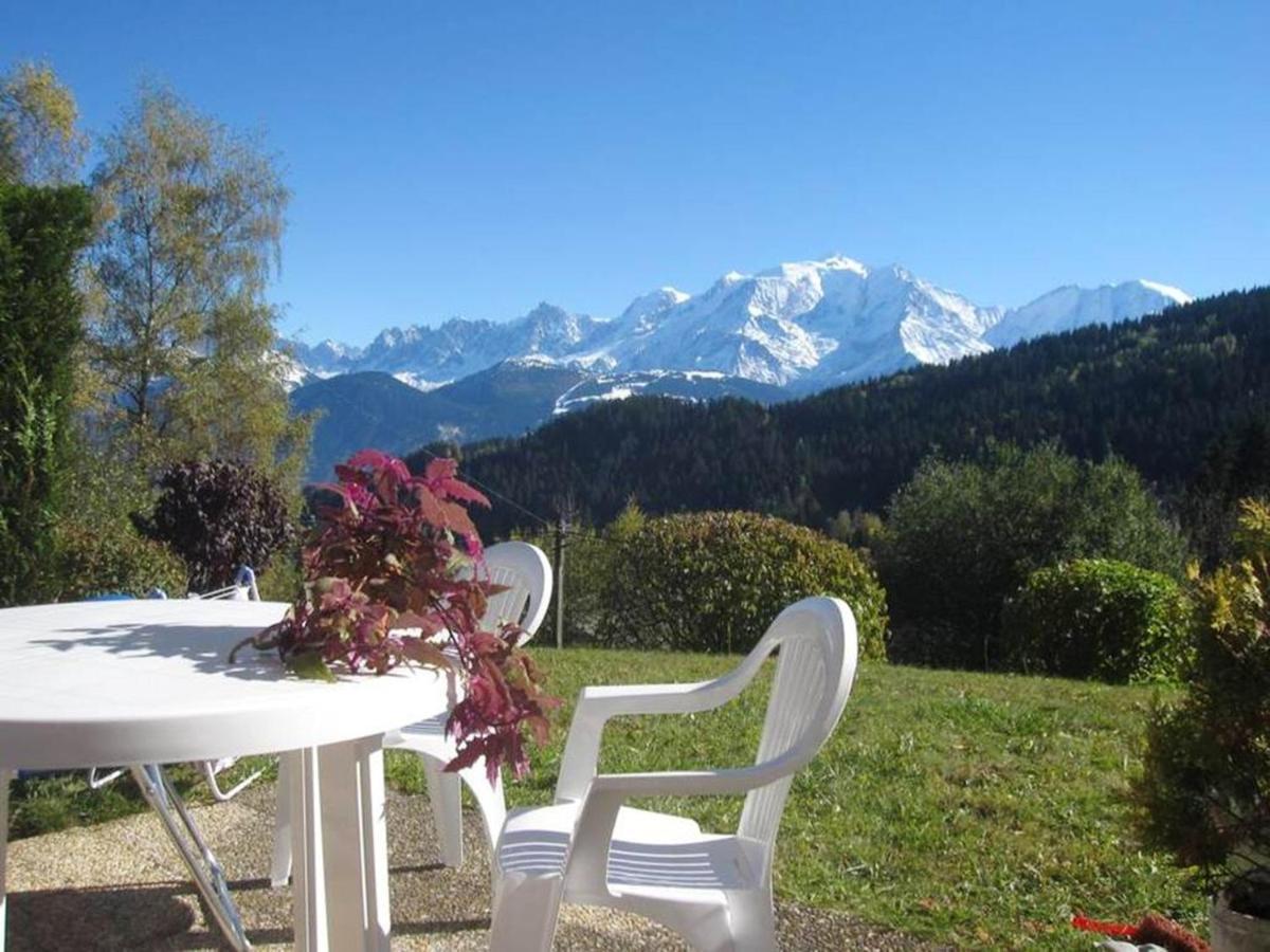 Studio Accueillant A Cordon Vue Mont Blanc 22 M² Parking Inclus Εξωτερικό φωτογραφία