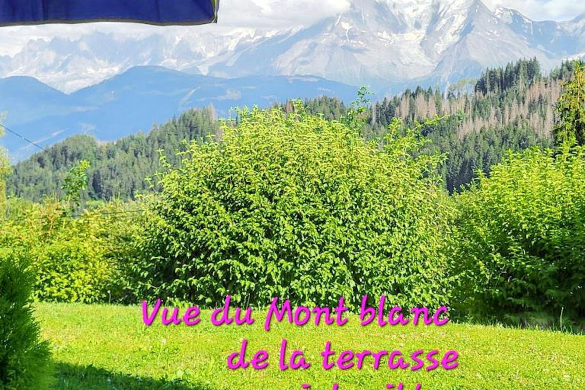 Studio Accueillant A Cordon Vue Mont Blanc 22 M² Parking Inclus Εξωτερικό φωτογραφία